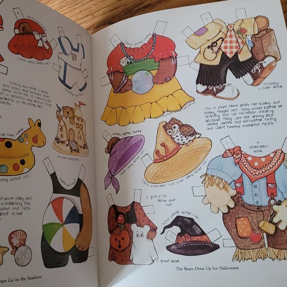 Vintage Teddy Bear Paper Dolls by Crystal Collins - Picture 13 of 16